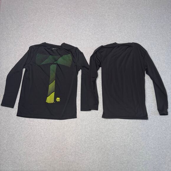 Adidas Wilson's Activewear Shirt Bundle Boys M(10-12) Black Long Sleeve Tops - Picture 4 of 9